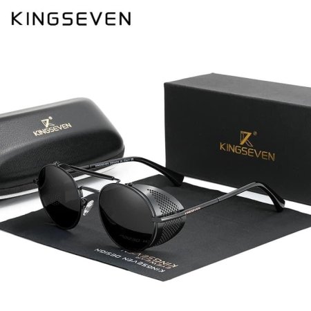 Original KINGSEVEN Retro SteamPunk - BLACK